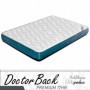 Pack Cama Estofada c/ Sistema Elevatório Camilla (Branca) + Colchão Premium 17hr (190x140cm)