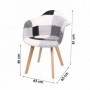 Cadeirão Patchwork Black&White 151073