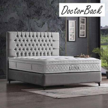 Cama Luna 1 + Estrado, Sistema Elevatório e Fundos